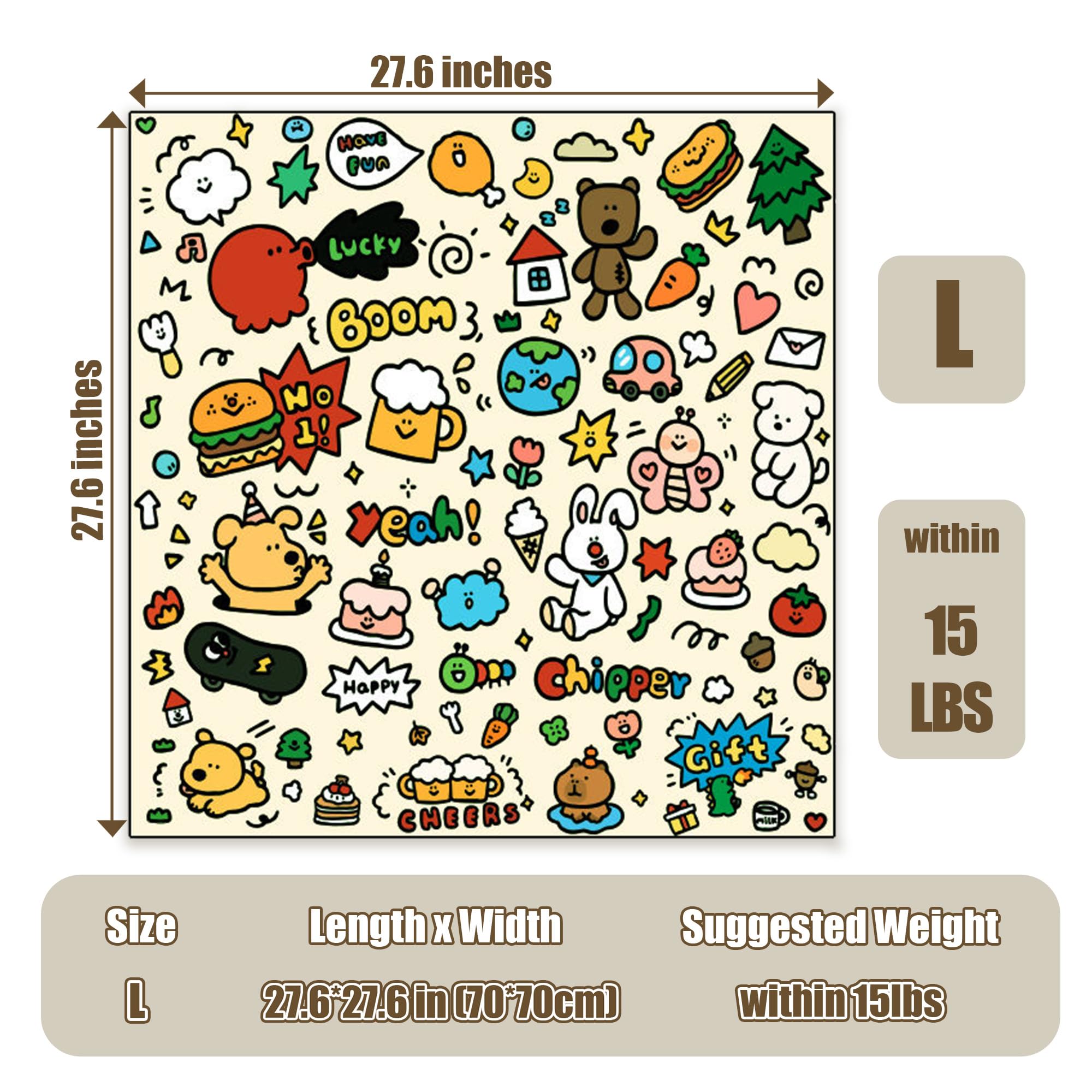 27.6" Cat Grooming Wrap Cat Wrap for Cutting Nails Cat Restraint for Nail Clipping Cat Swaddle Wrap Cat Burrito Wrap L(Within 15lbs) Anti-Scratch Anti-Escape Multifunctional Pet Tool - image 2