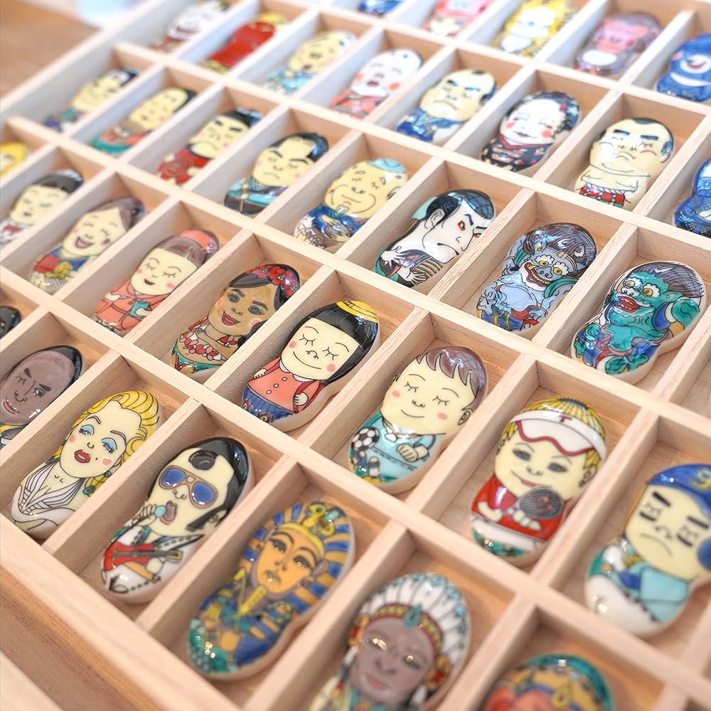 FSS/ファイブスター物語 九谷焼 箸置き【希少】 FSS/ファイブ