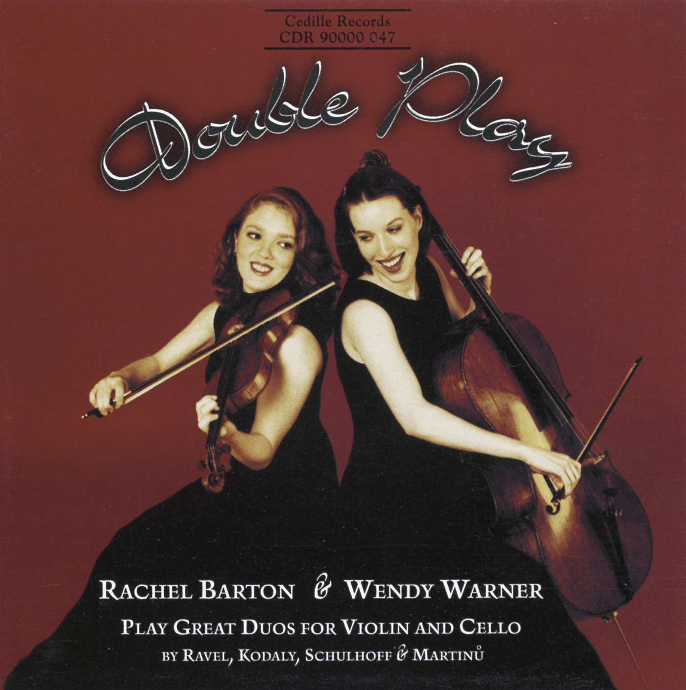 Rachel Barton & Wendy Warner Double Play Duos For Violin Cello CD New 7351319047