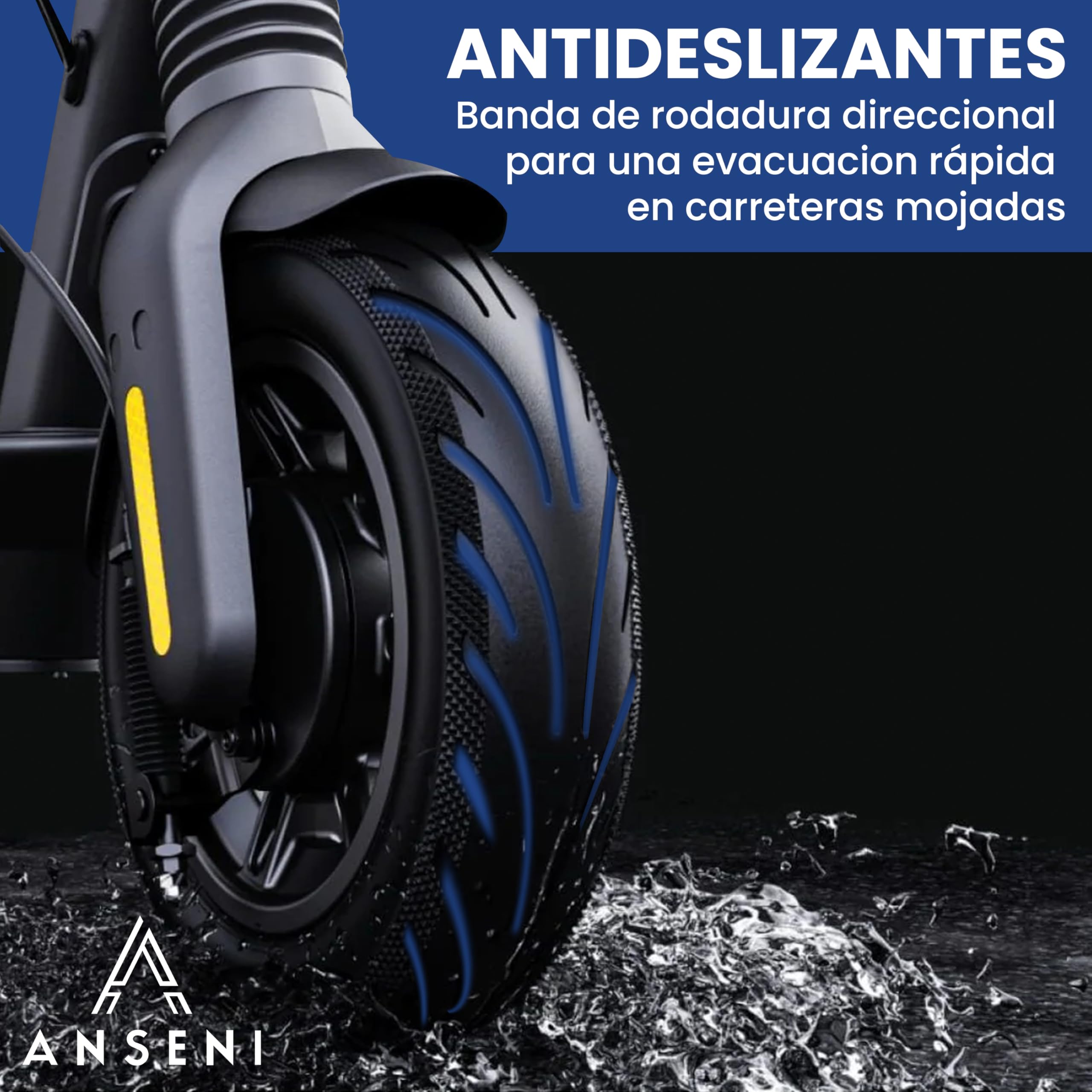 Rueda Tubeless 60/70-6.5 Neumático 10 Pulgadas 10x2.50-6.5 para Segway Ninebot E3 E, Max G30/G30D, Xiaomi 5/5 Pro/5 Max, Smartgyro K2