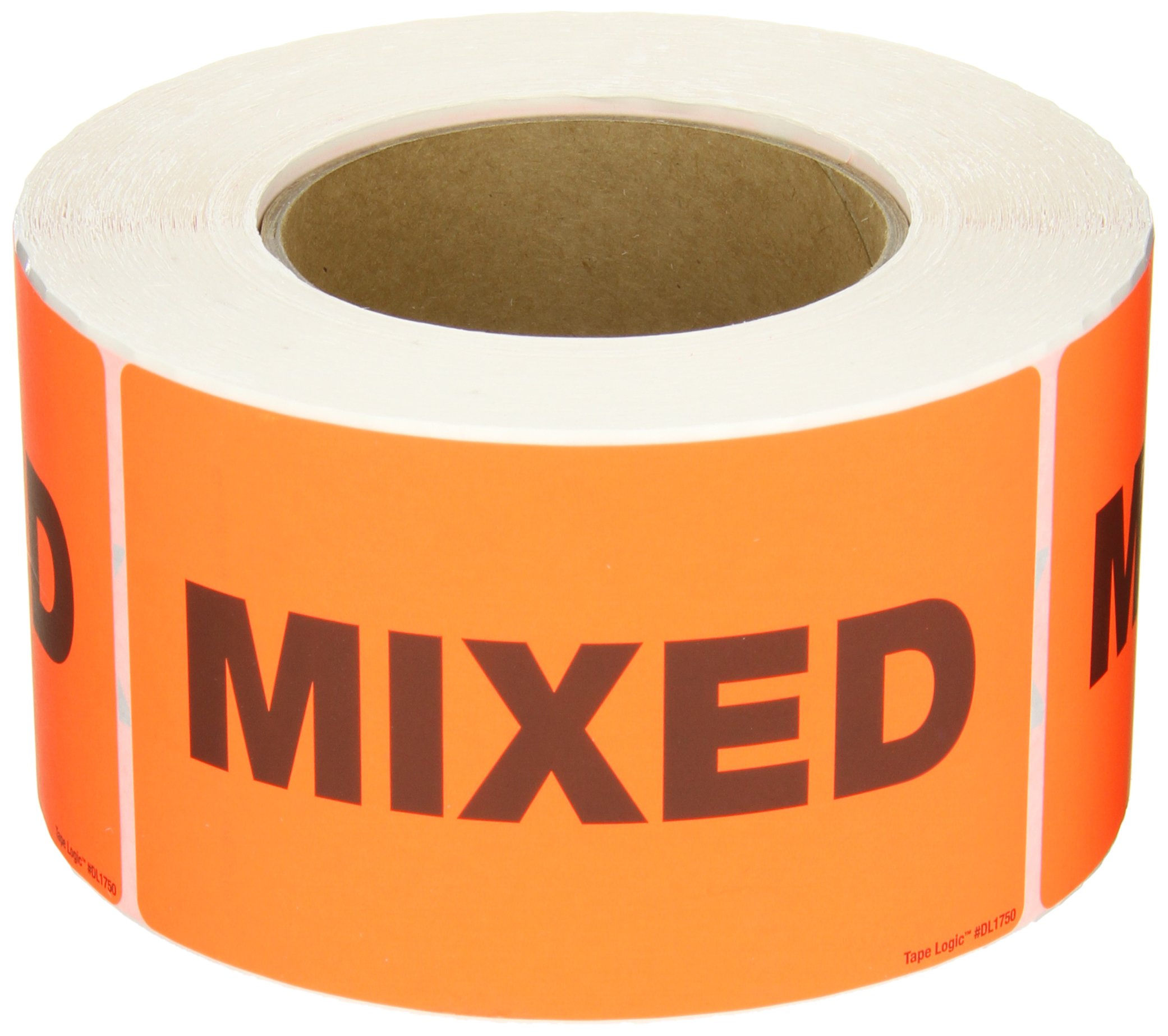 Aviditi Tape Logic Lot de 500 étiquettes autocollantes d'avertissement Rouge fluo 7,6 x 12,7 cm