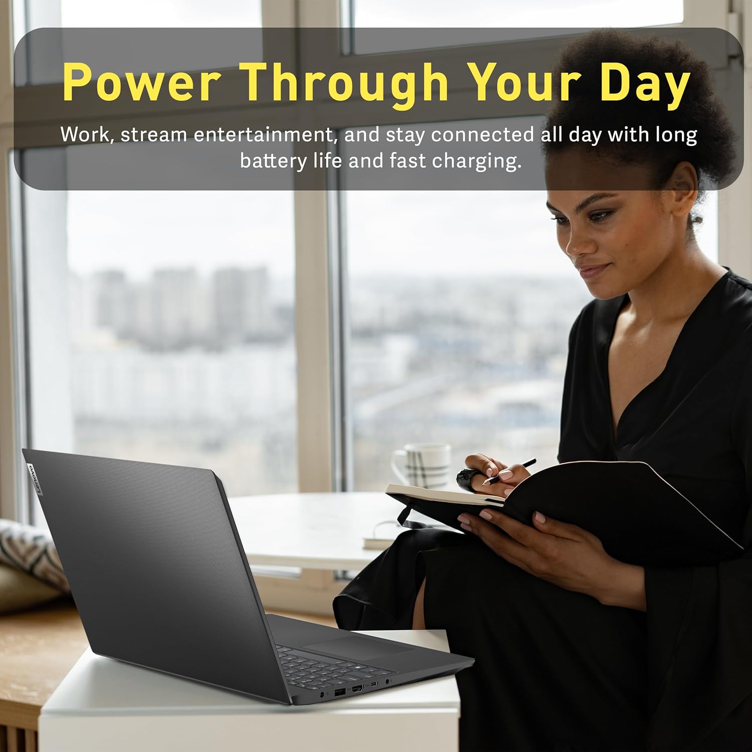 Lenovo V15 Gen 4 15.6" FHD Business Laptop, Intel i5-13420H, 40GB RAM, 2.28TB Storage (2TB SSD+288GB Docking Station Set), Intel UHD Graphics, Webcam, Num Pad, Wi-Fi 5, Bluetooth, Win 11 Pro, Black - Image 7