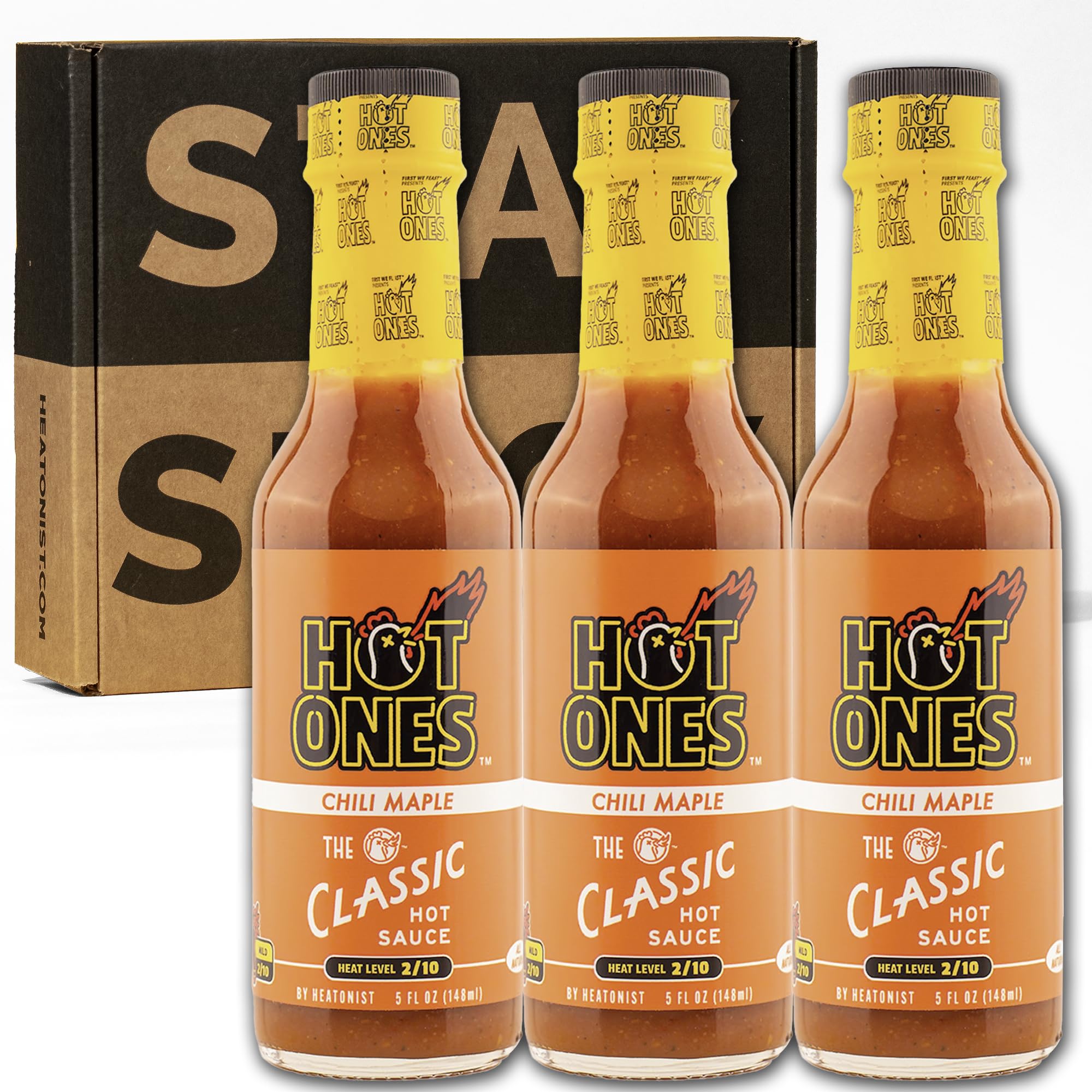 Hot Ones Classic Chili Maple 3-Pack