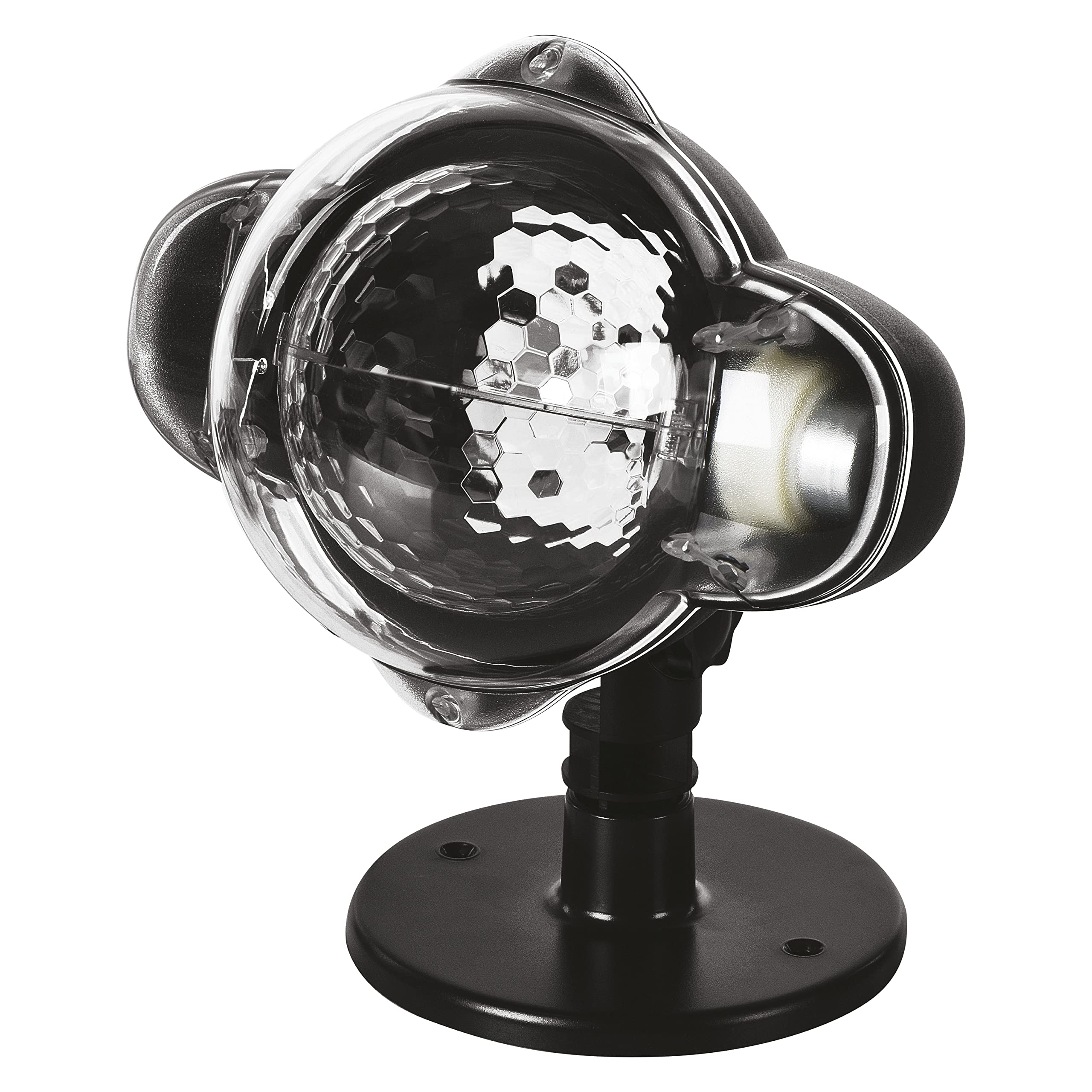 EMOS Projecteur LED étoiles, étoiles blanches et jaunes, éclairage mural efficace, projection de façade, mur et mur, IP44, éclairage de Noël pour extérieur et intérieur, câble de 3 m