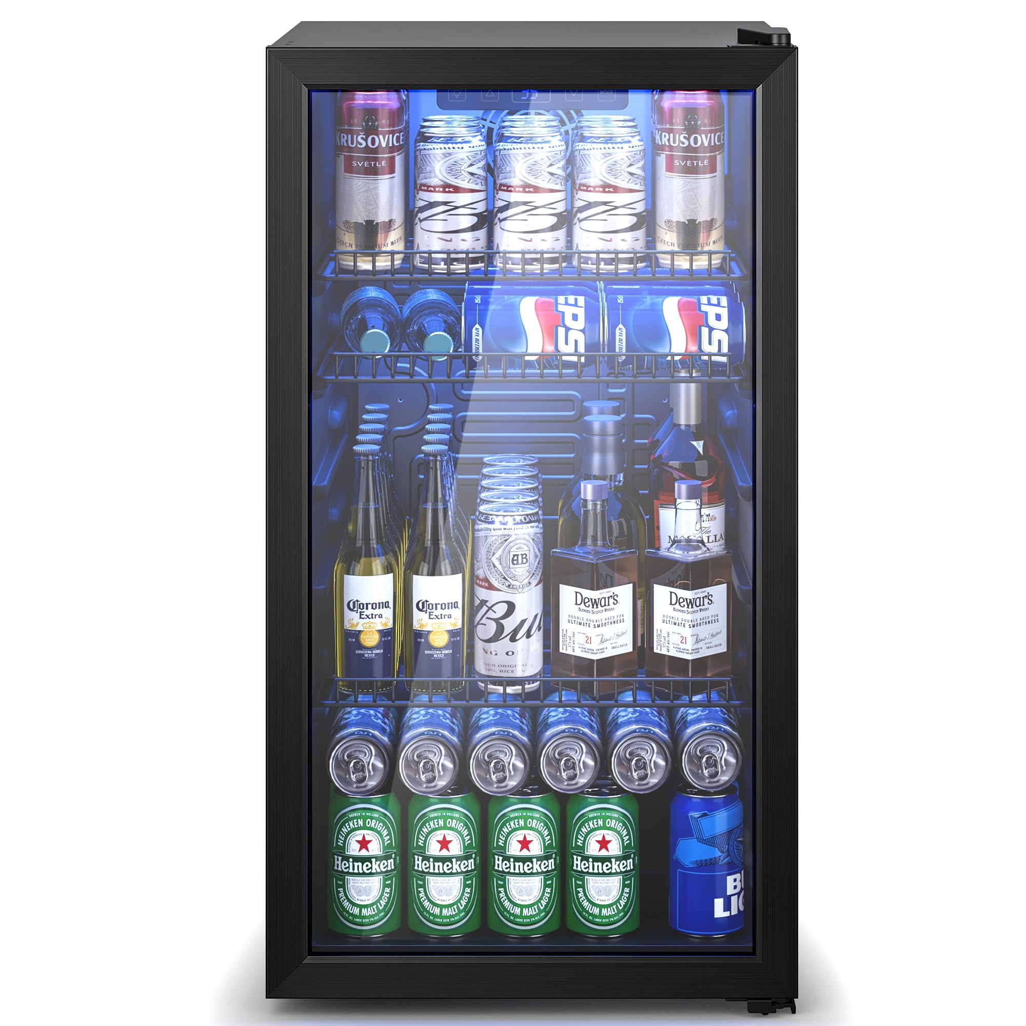 Manastin MSDGBRA 3.2 cu ft Beverage Cooler Black