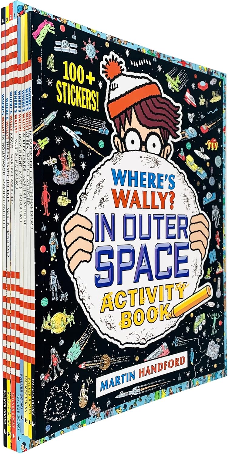 Walker Books 219606 Where's Wally 8 Books Collection, Multicolor Amazon.co.uk Stationery