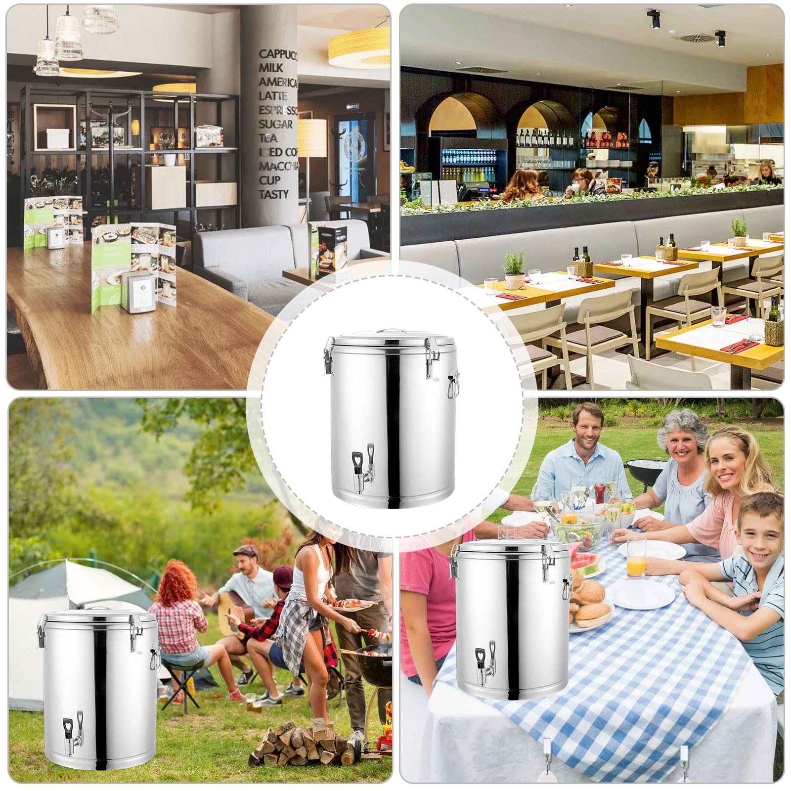 ステンレス製、飲料水、スープ入れ ステンレス製、飲料水、スープ入れ