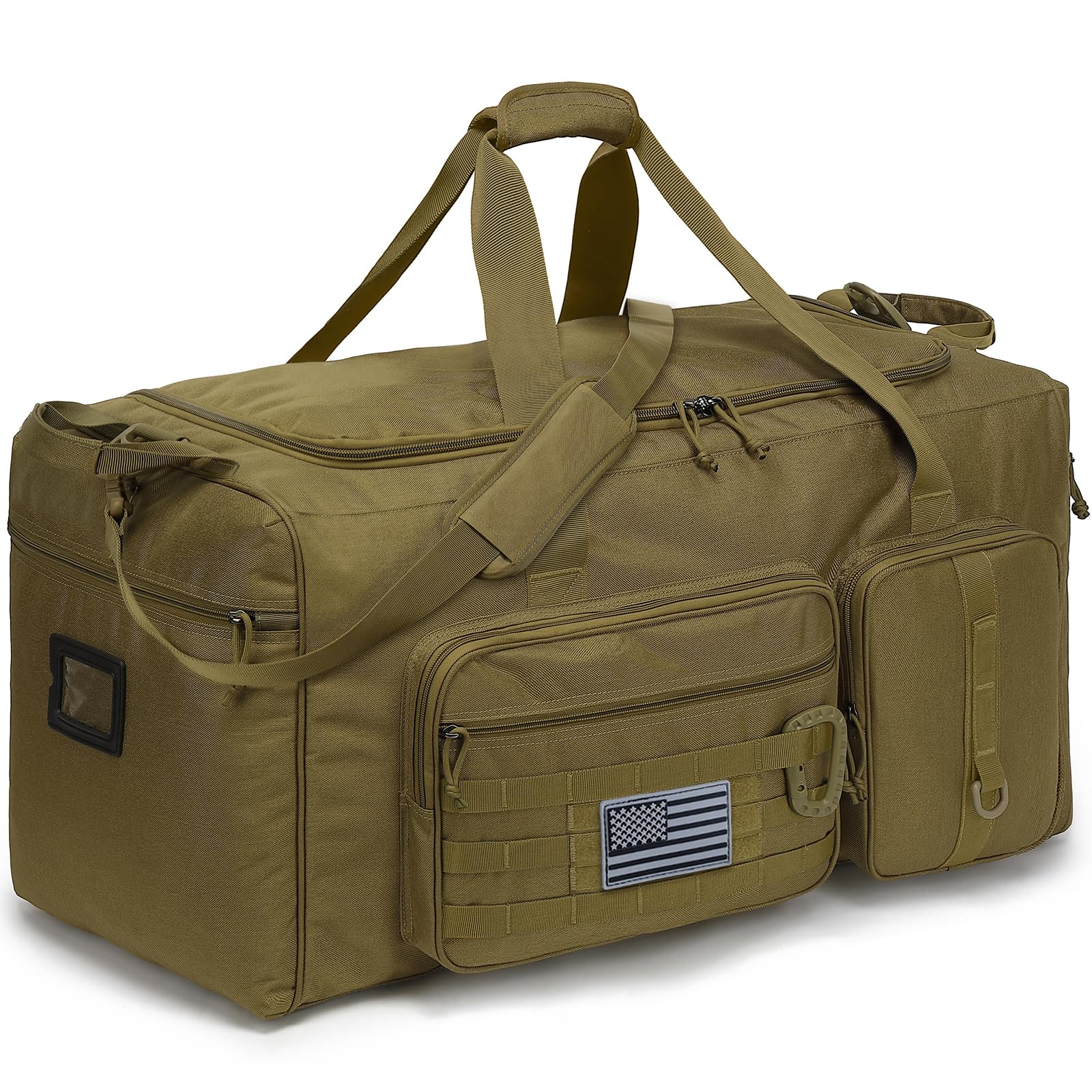 Torby podróżne 120 l dla mężczyzn, wytrzymała torba kempingowa, 80 cm, bardzo duża torba sportowa XL, Brązowy, xl travel duffle bag 120l