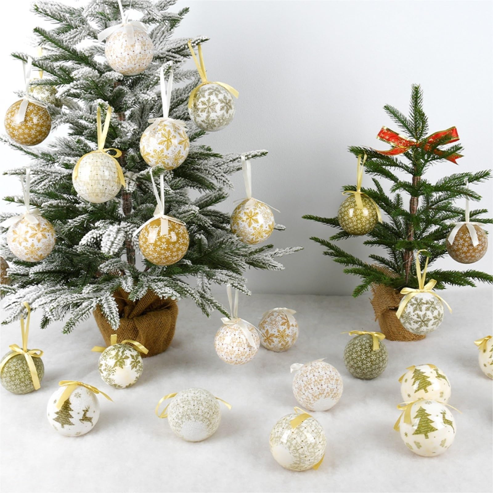 Baumschmuck 14 Christbaumkugeln Mit 7,5 cm Durchmesser Zur Dekoration Ihres Zuhauses Weihnachtskugeln(Multi-colored3)