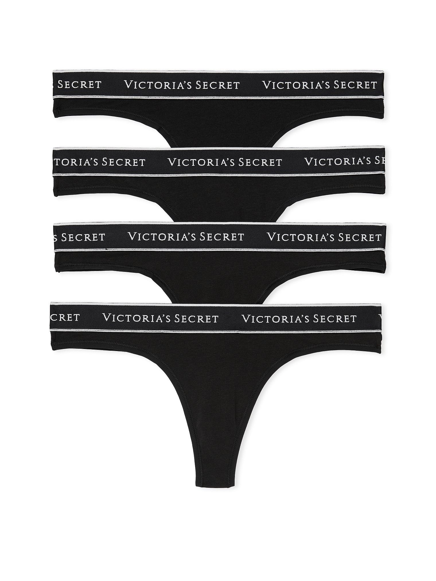 Victoria's Secret Cotton Logo Thong