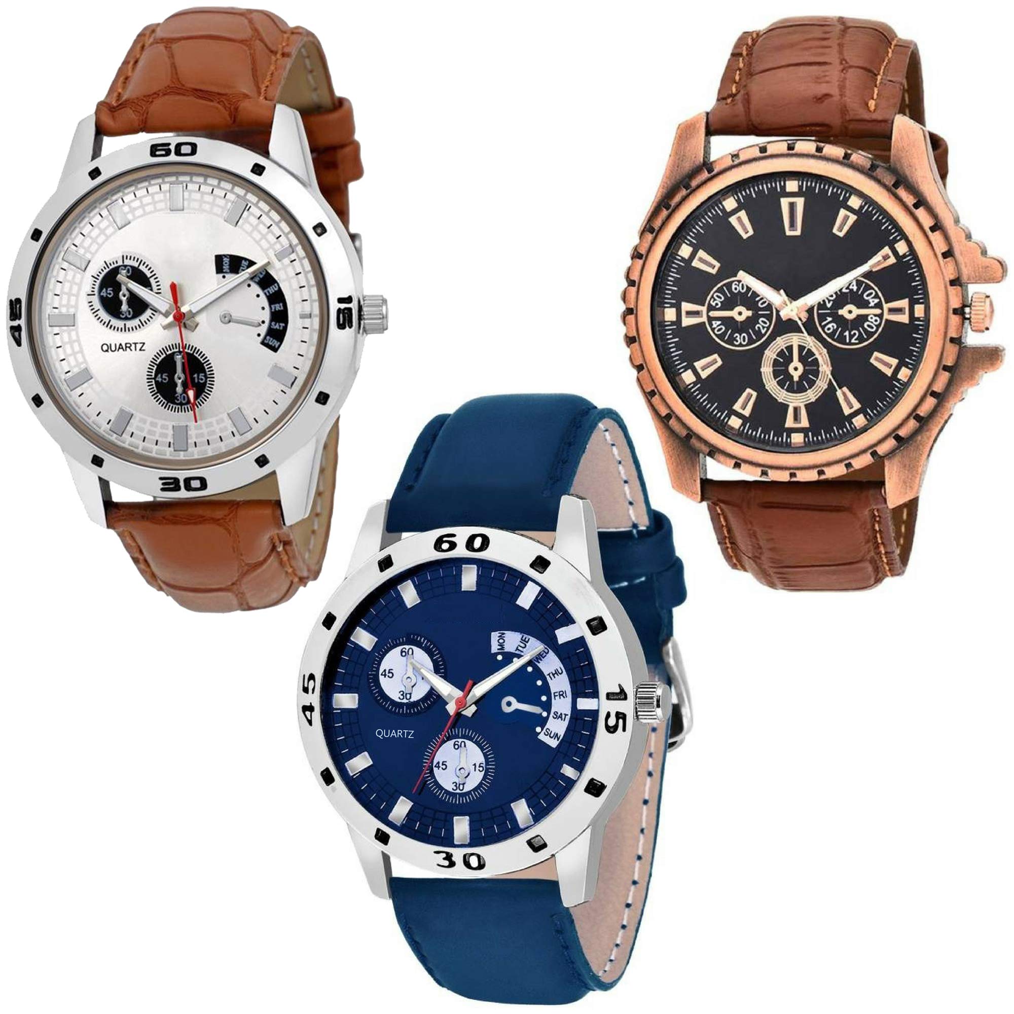 ON TIME OCTUS Analog Multicolor Dial Boys and Mens Watches (Combo of 3)-OT-203-205-208 (B084FLG69G) Amazon Price History, Amazon Price Tracker