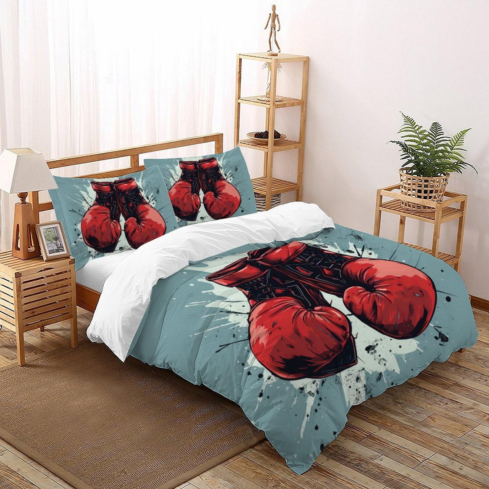 Housse de couette boxe pour relooker la chambre des ados et adultes