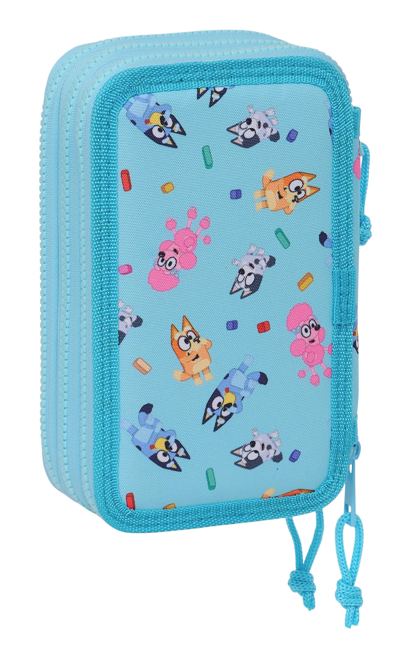Safta Blue, School Pencil Case with 36 Tools Included, Children's Pencil Case, Child, Ideal for Children from 5 to 14 Years - Image 2