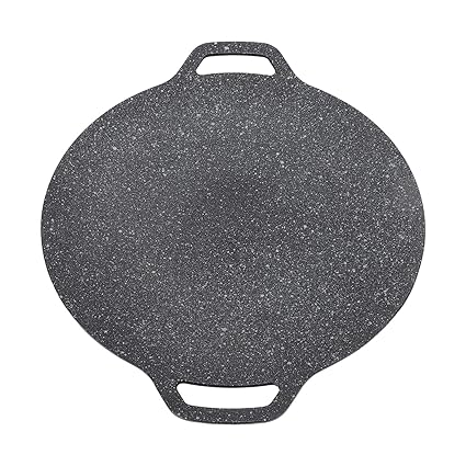 Easy to Clean, Quick and Convenient, Reusable, cast Iron Round Frying pan for Hiking and Camping