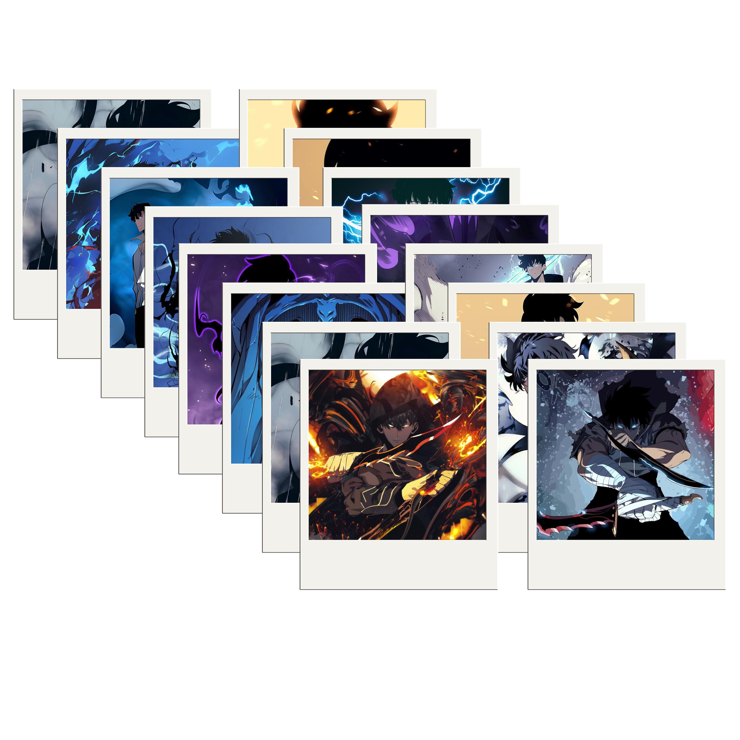Solo Leveling Anime Photo Card Set | 12 Cards + 4 Freebies | Sung Jin Woo Poster, Matte Paper, Size 4×3.5 inches-image-43