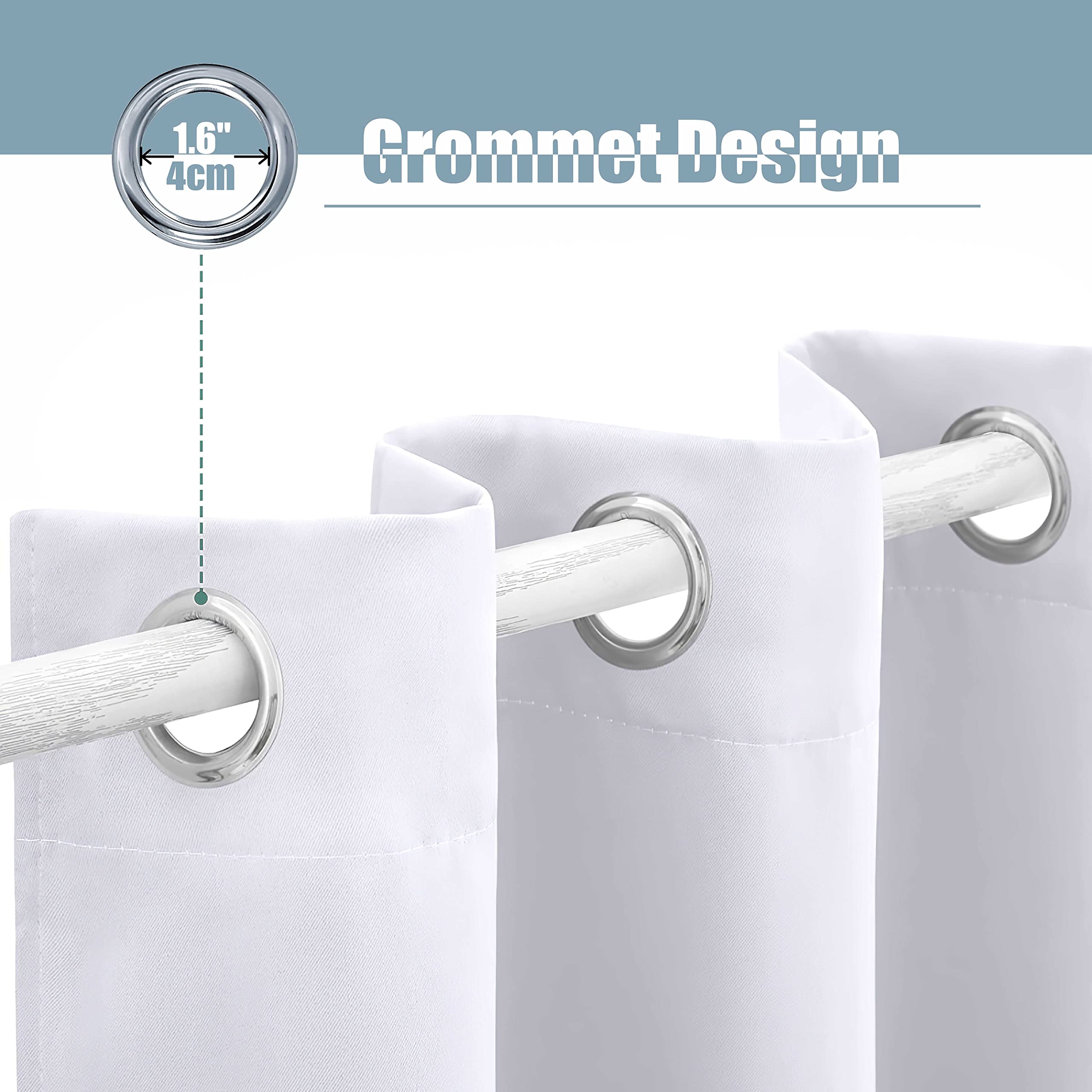 Dsnyu Verdunklungsvorhänge Schlafzimmer - 2er Set Mit Baumlandschaft In Grün, 132x183 Cm