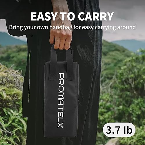 Miniatura 3 de Estufa de cohete portátil, estufa de leña y estufa de mochilero, diseño resistente al viento con bolsa de transporte, perfecta para patio trasero y