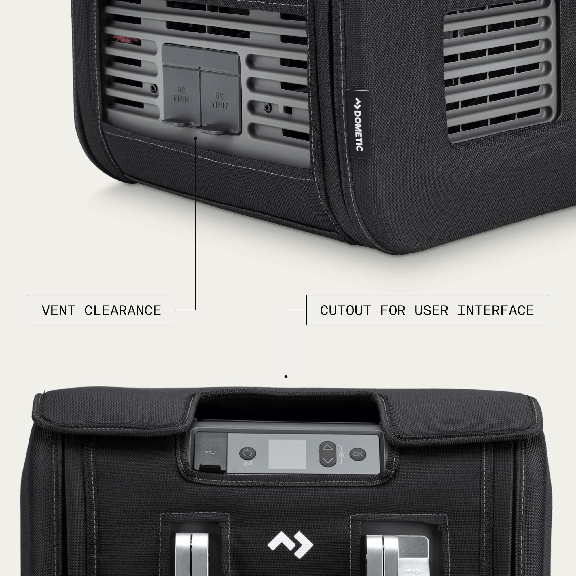 Dometic CFX3 PC45 etui ochronne do przenośnej lodówki kompresorowej CFX3 45 – wytrzymała konstrukcja – pianka EVA, nylon – akcesoria kempingowe – osłona