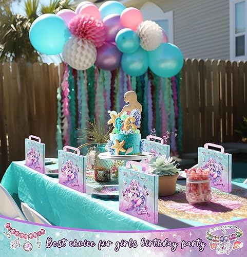 Miniatura 6 de Kit de fabricación de pulseras con dijes para niñas suministros de joyería de sirena, kit de pulseras de dije, juego de manualidades de arte para