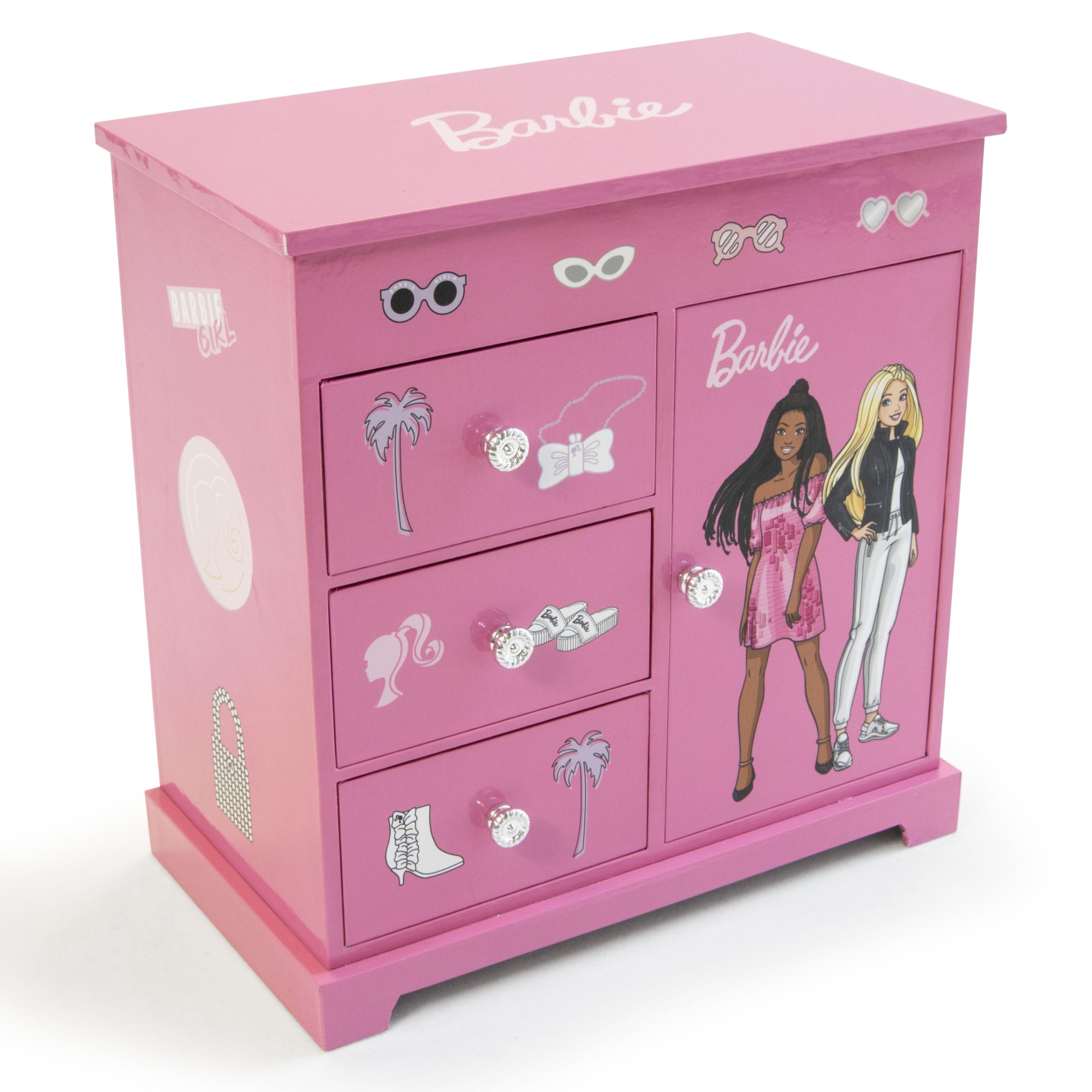 Barbie Britney Jewelry Box by Mele and Co : Amazon.ca: Clothing
