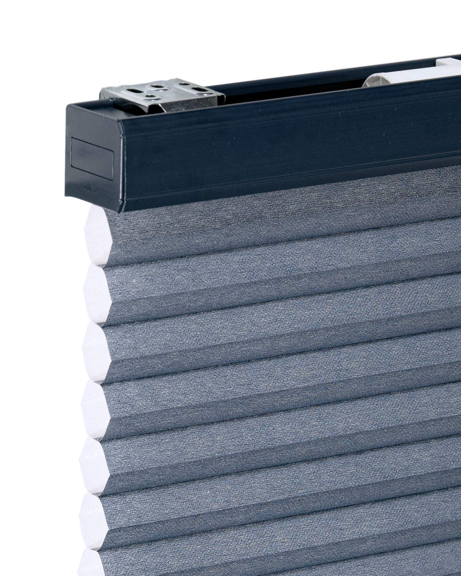 CHICOLOGY Privacy Single Cell Window Blind, Polyester, Morning Ocean, 46"W X 48"H