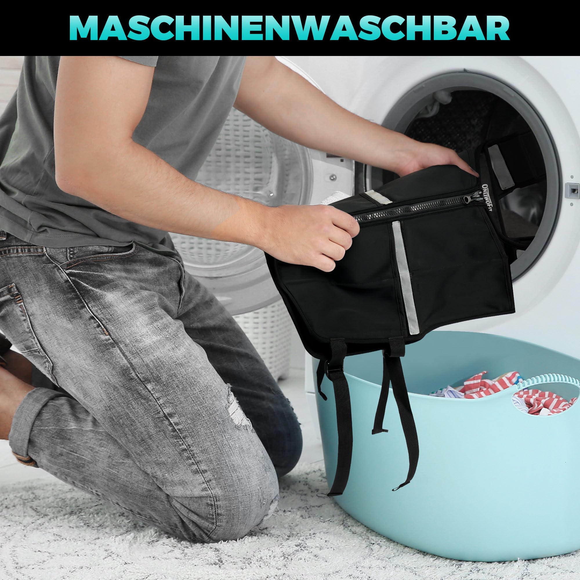 ONETWOFIT Verstellbare Gewichtsweste für Herren 20KG, Rucking-Westen zum Wandern mit Reißverschluss/16 Stück Silikongewichte, Krafttrainingsweste zum Laufen,mit reflektierenden Streifen