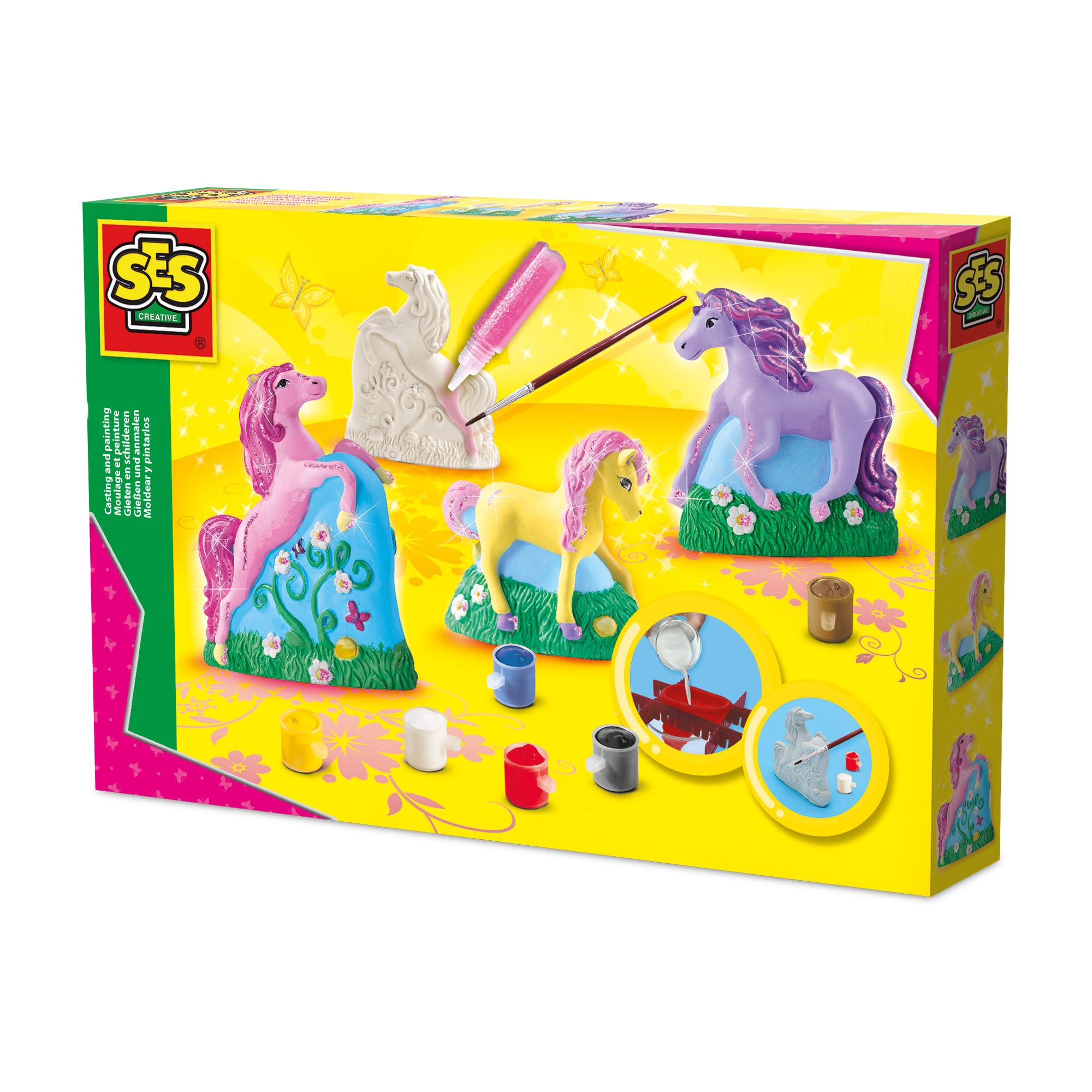 SES Creative - Casting and Painting Set - 3 Horses