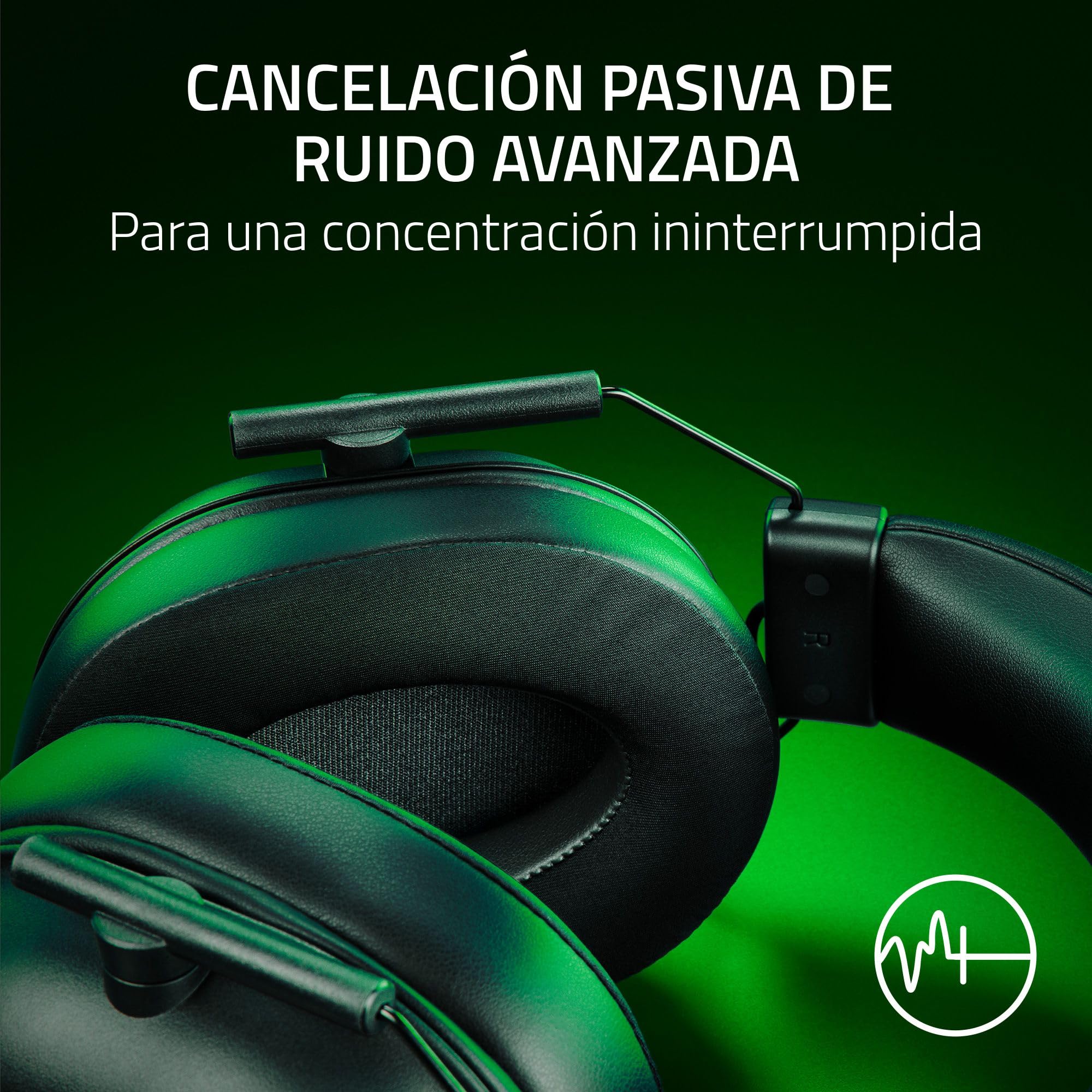 Razer Blackshark V2 X (Xbox) - Auriculares con Cable para la Consola Xbox S|X (250g, micrófono cardioide, Controladores 50mm, cancelación pasiva del Ruido, Conector 3,5mm) Negro