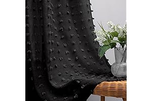 Exquisite Black Ruffle Curtains: Adorn Your Windows with Elegance