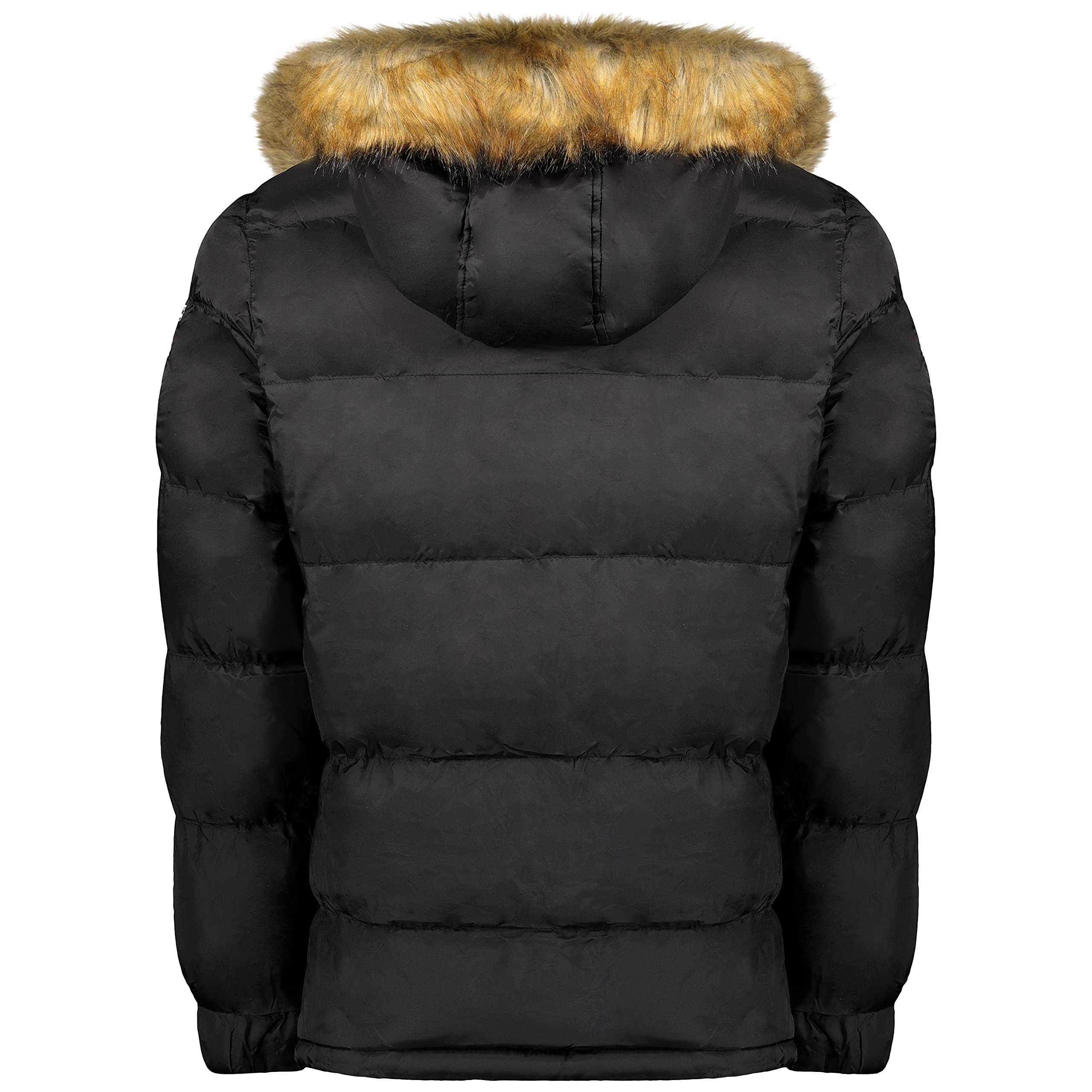 Geographical Norway Bilboquet Men – Parka para hombre, impermeable, gruesa, capucha de piel para exterior, chaqueta cálida, cortavientos, forro exterior, chaqueta para hombre