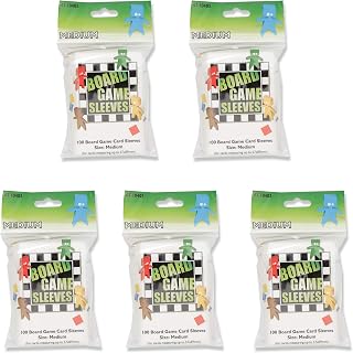 5 Packs Arcane Tinmen Board Game Sleeves 100 ct Medium Size Card Sleeves Value Bundle!