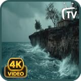 嵐の音スクリーンセーバー - 本物の雨と自然の音