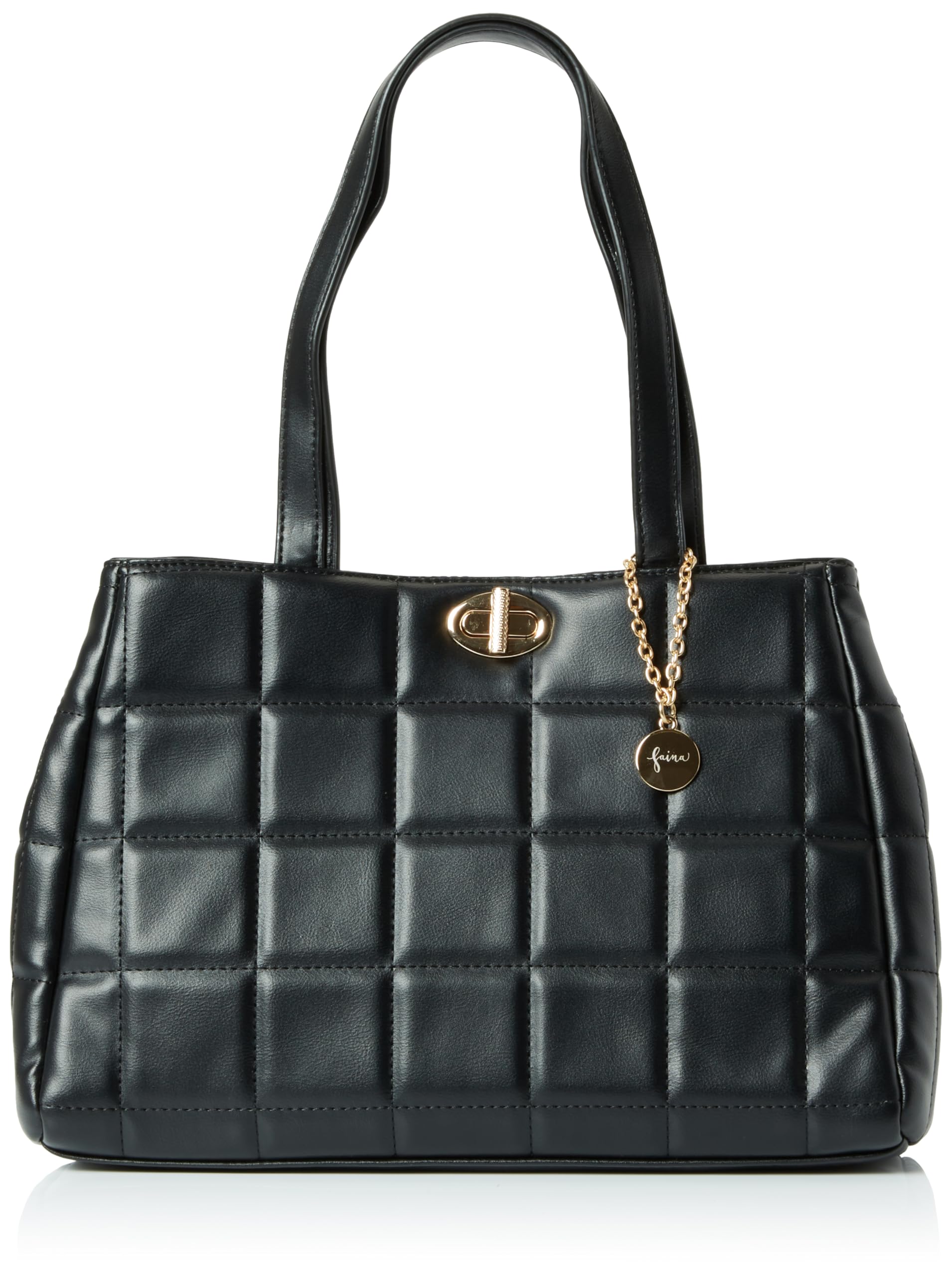 NALLY Women's Handbag Shopper, Black, One Size