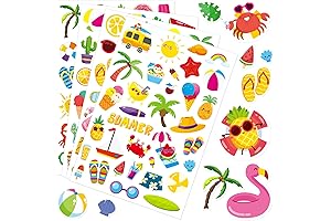Summer Beach Pool Party Luau Hawaii Stickers