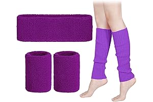 80s Leg Warmers and Headband Set: A Throwback to the Golden Era of Fitness