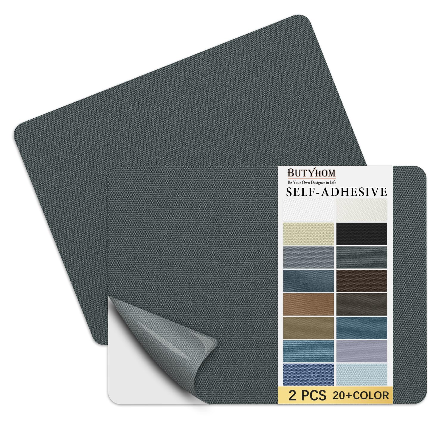 Butyhom Canvas Repair Patch 9 x11 Inch 2 Pcs Strong Sticky