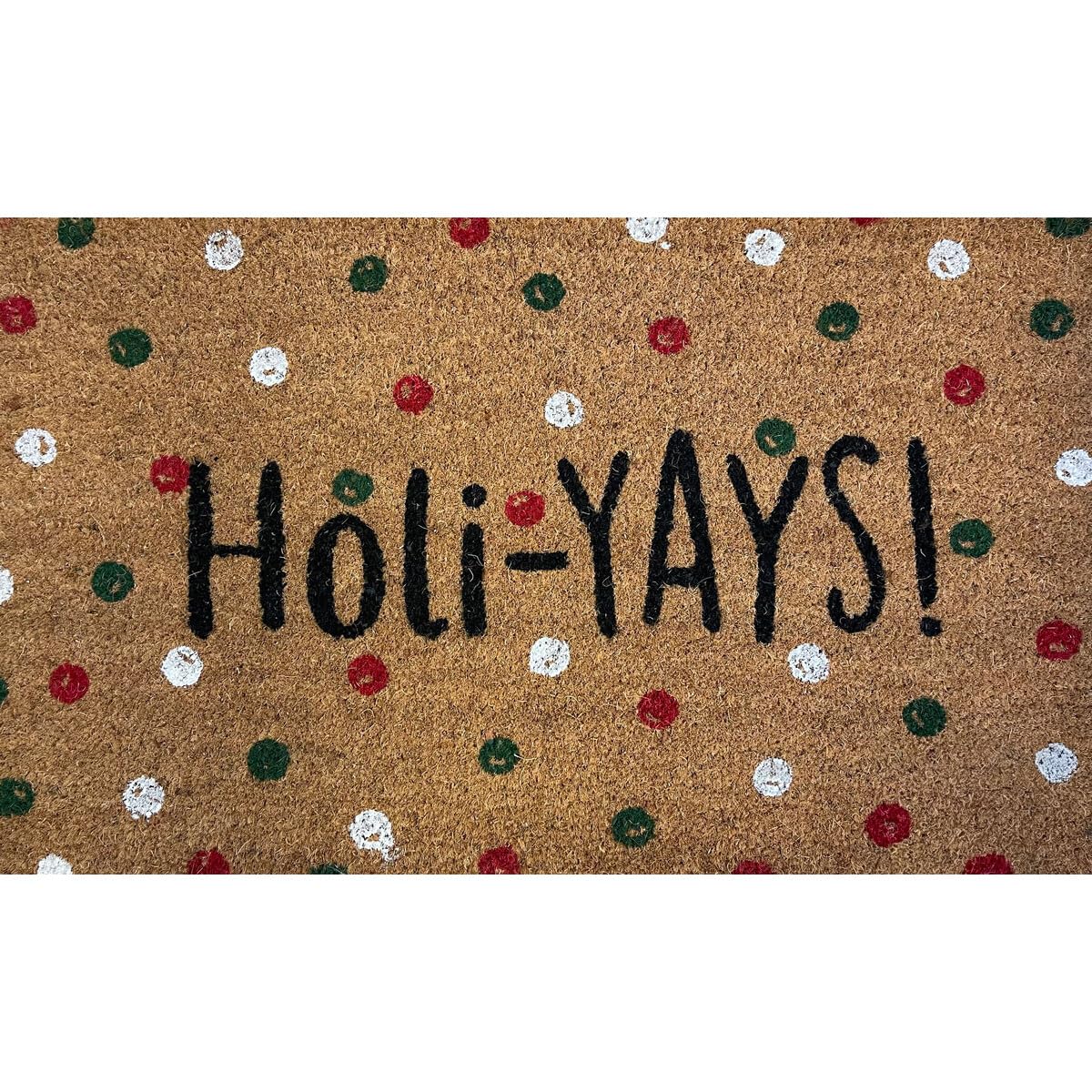 Holiday Gnomes Coir Doormat - Christmas Decor -10