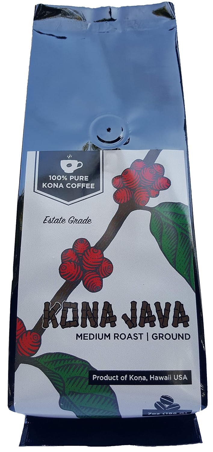 Kona Coffee by Kona Java 100 Pure Fancy Hawaiian Beans