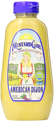 Mustard Girl, mostaza americana Dijon, 12 oz