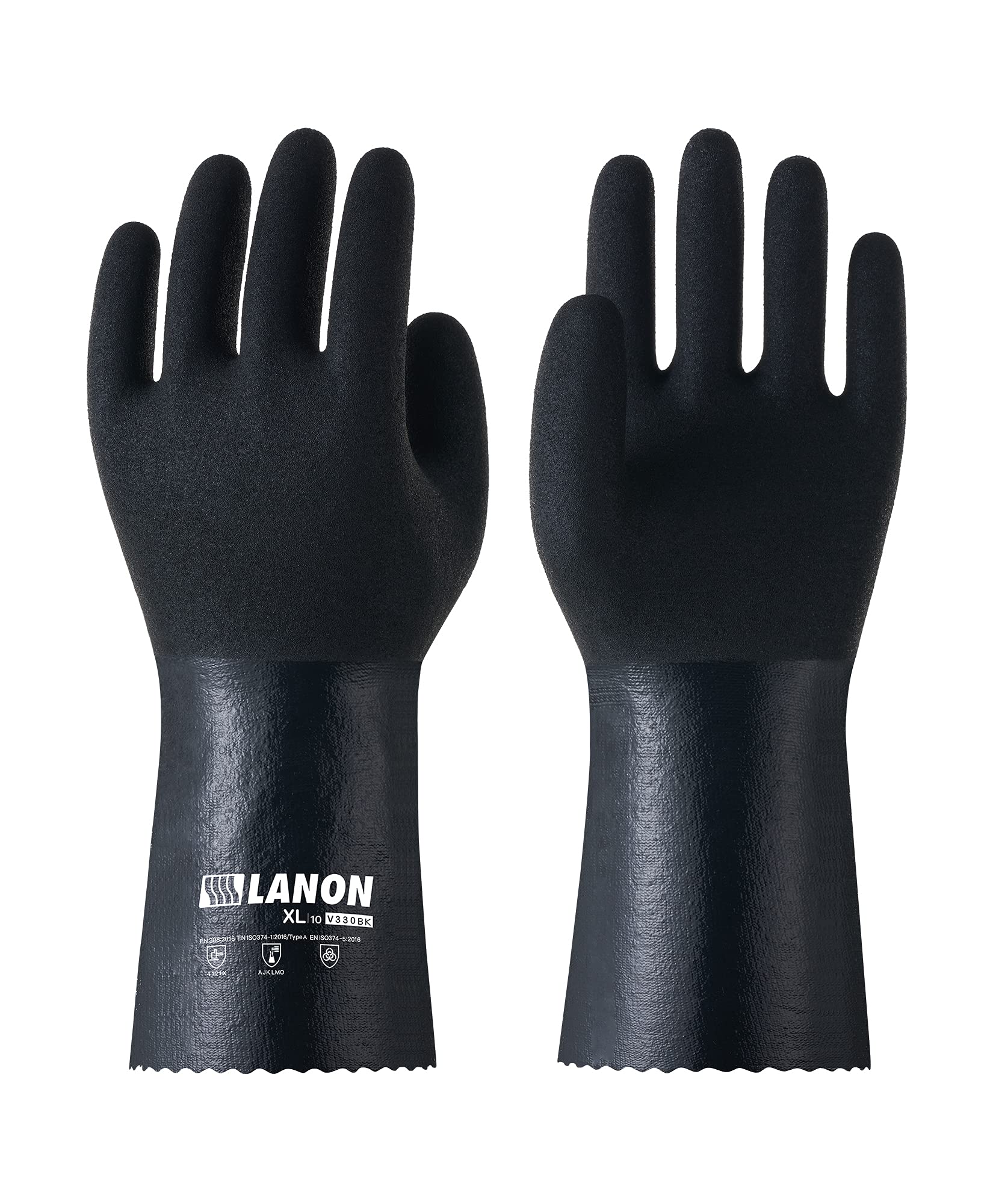 Gants de Travail en Nitrile Résistants aux Produits Chimiques - Taille XL