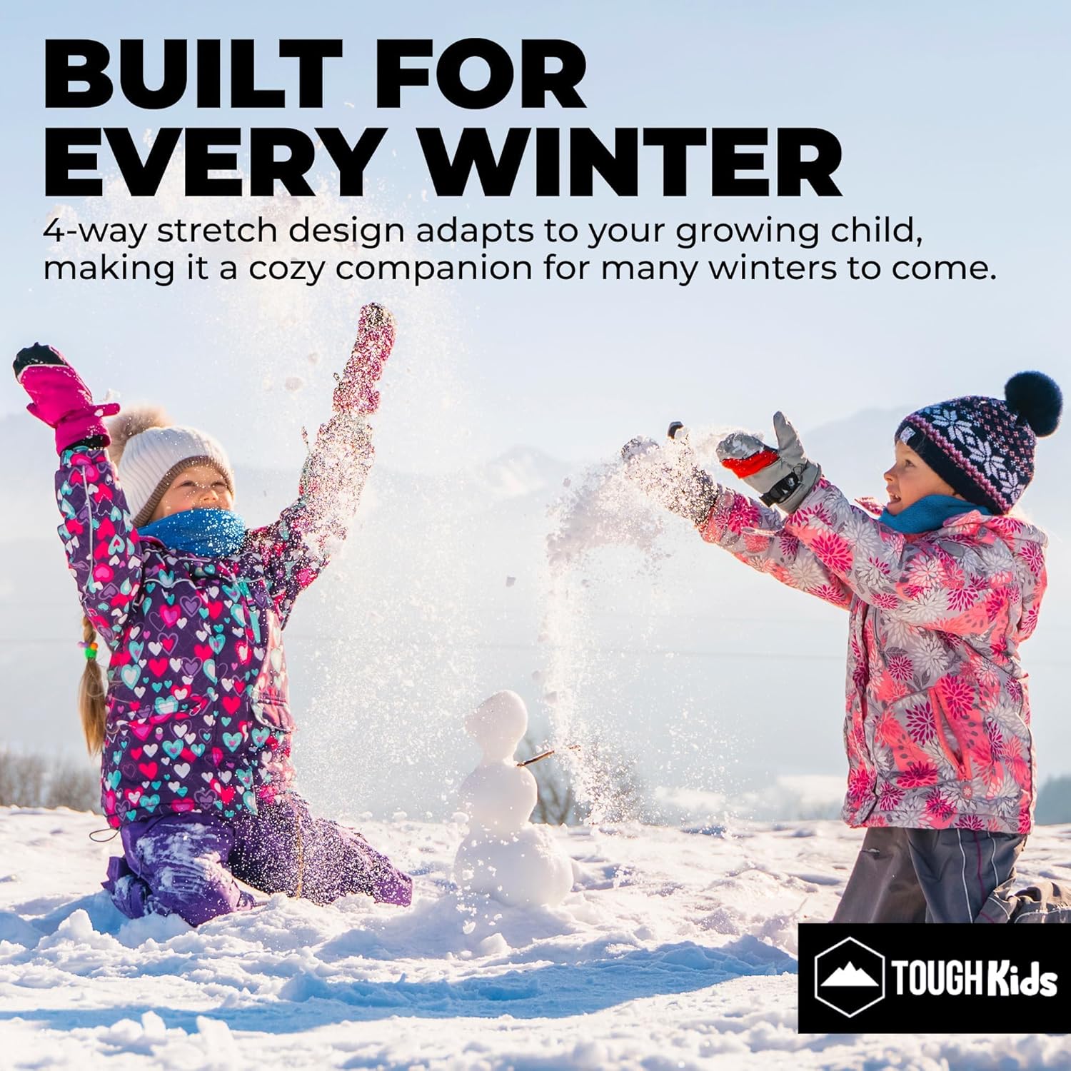 Fleece Kids & Toddler Neck Warmer & Scarf - Winter Ski Neck Gaiter - Image 7