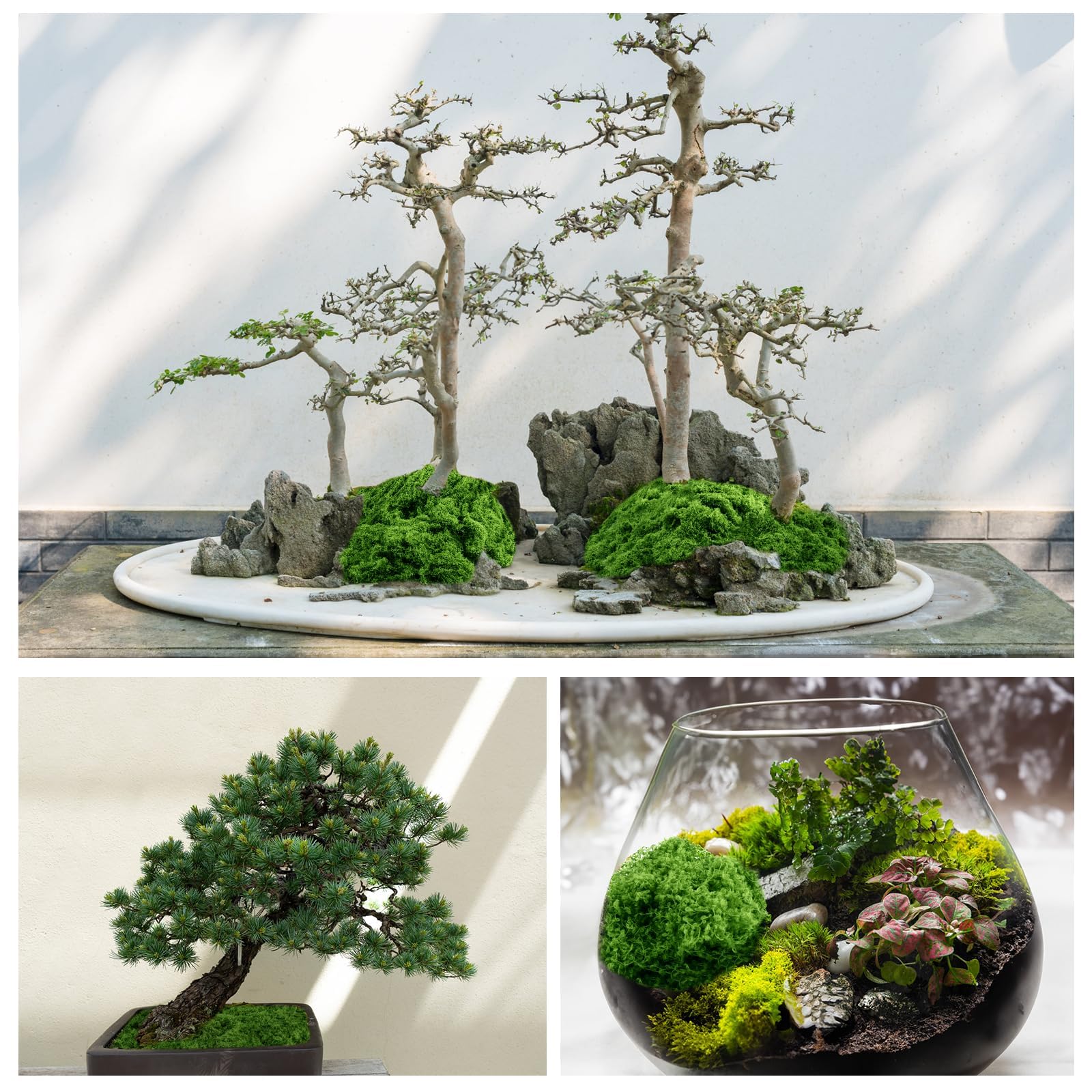 100g Mousse Artificielle Pour Décoration Nylon Fausse Mousse