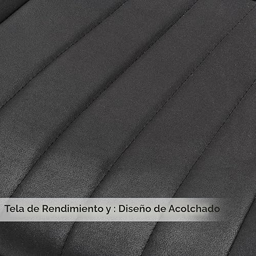 Miniatura 5 de Nalupatio Juego de 4 sillas de comedor modernas, cómodas sillas de comedor con cojines gruesos, sillas laterales de cocina de tela tapizada con