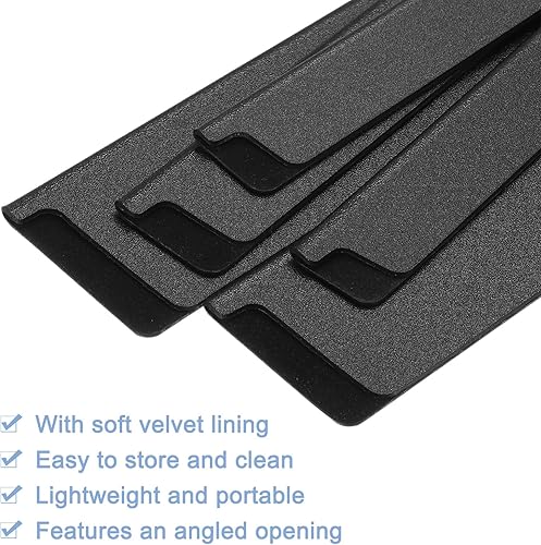 Miniatura 4 de uxcell Juego de 5 protectores de borde de cuchillo ABS fundas para cuchillos Funda para cuchillos, protector de cuchilla, funda universal para