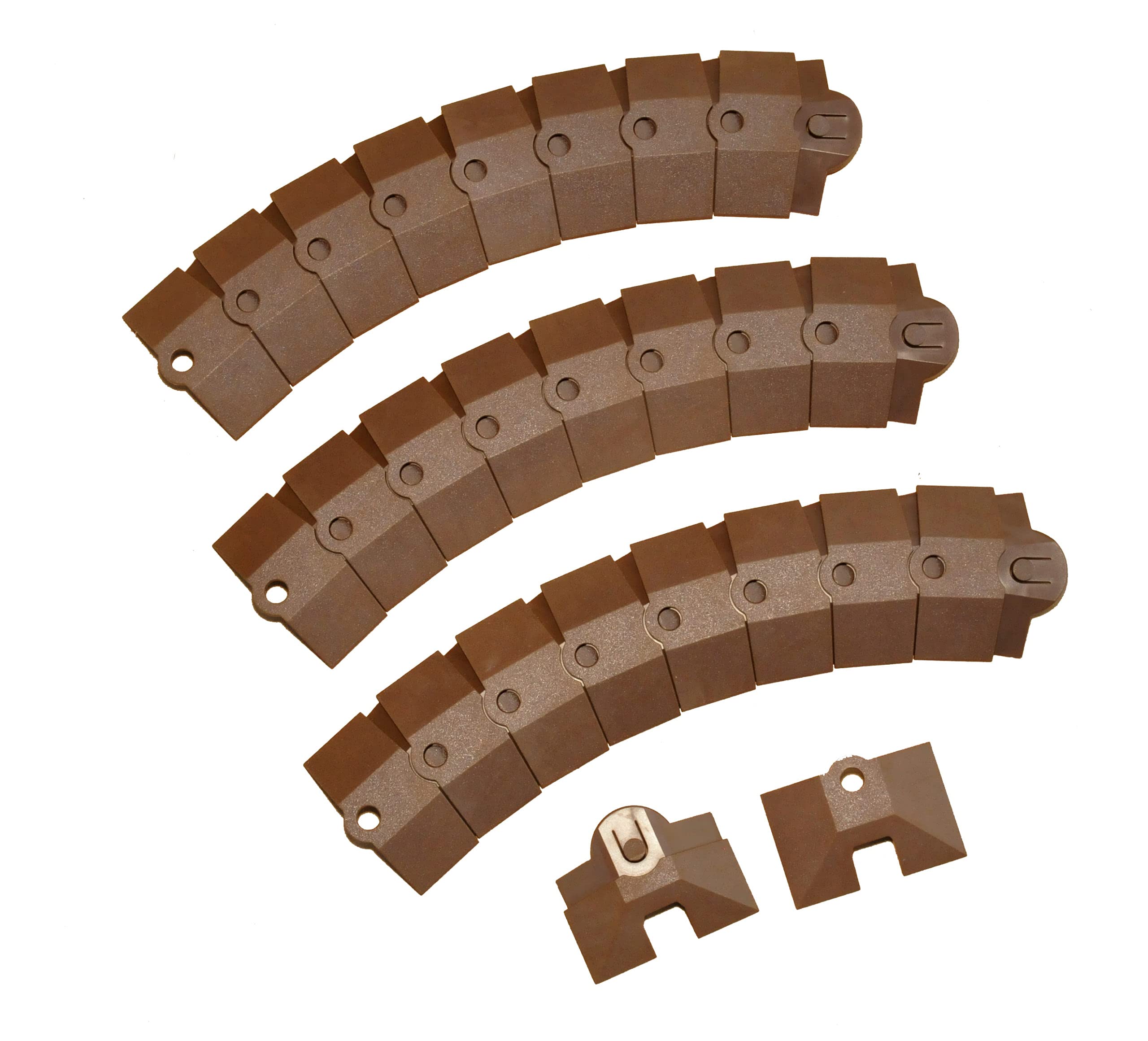 UltraTech 1805 Ultra-Sidewinder Cable Protection System, 1' Extension, 12 Length x 3 Width x 3/4 Height, Brown, Small