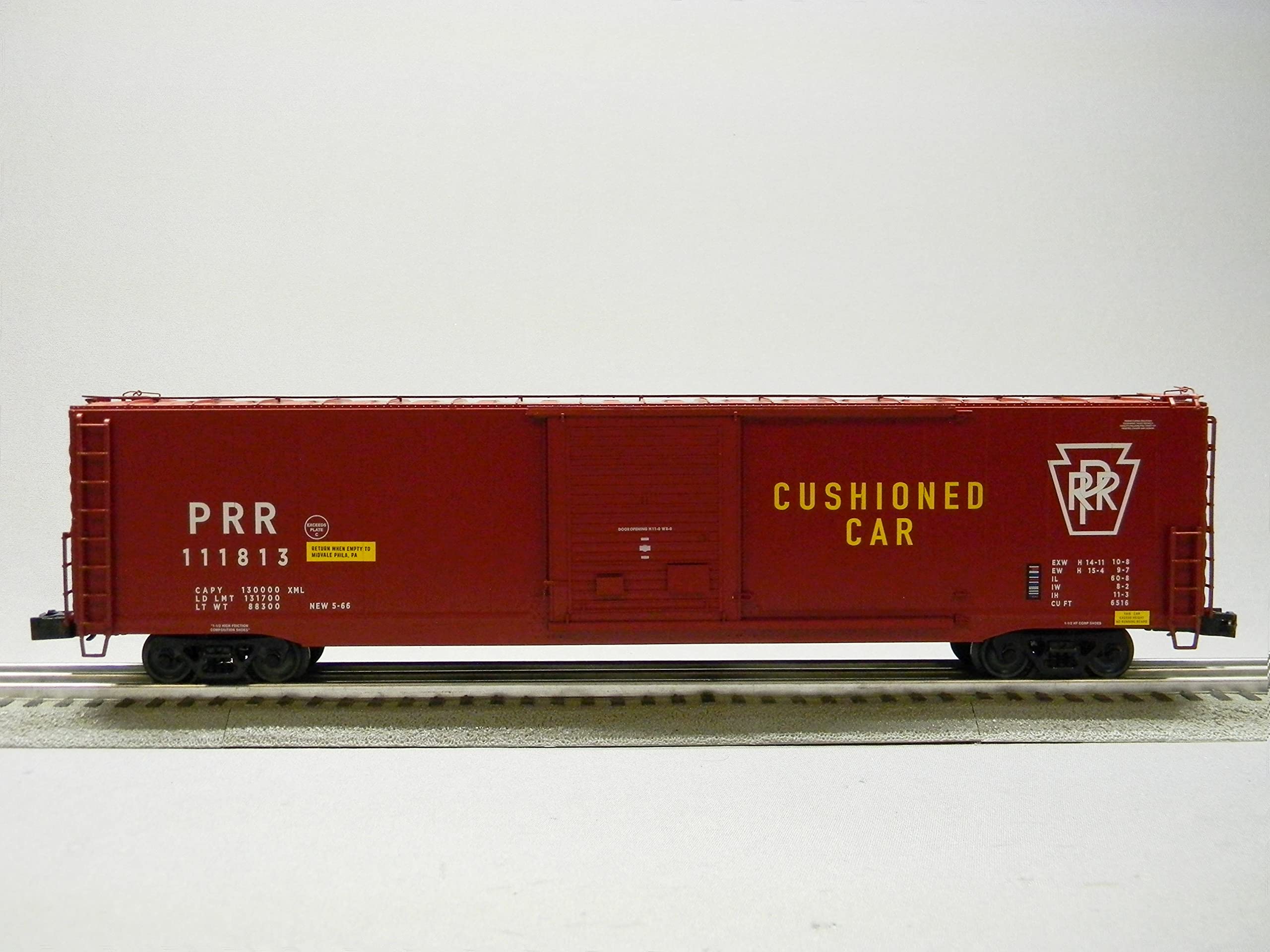 Lionel Pennsylvania Railroad 60' Single Door BOXCAR #111813 O Gauge 2026432