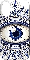 Vista 32 de iPhone 16 Evil Eye - Una potente protección elegante - Funda de arte mandala
