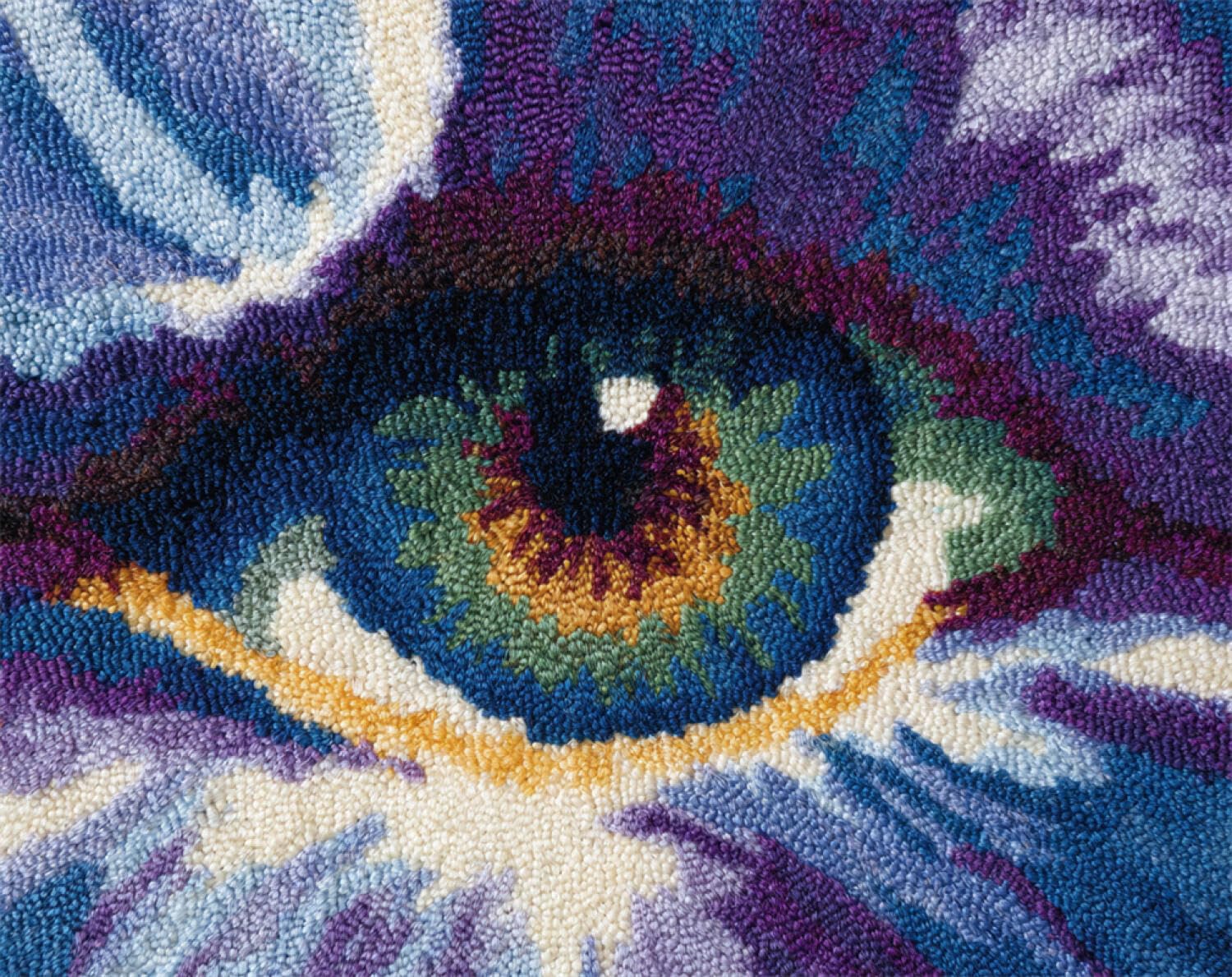 Henypt DIY Latch Hook Rug Kit Fantasy Eyes 80x160cm