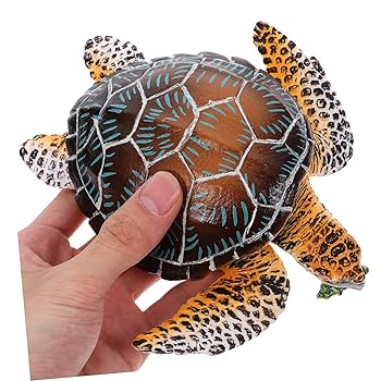 Amazon.co.jp: Vaguelly リアルなウミガメ模型 子供向け認知玩具