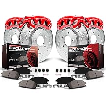 PowerStop Z23 Performance Brake Pad Rotor Caliper Kit Front & Rear KC2010A